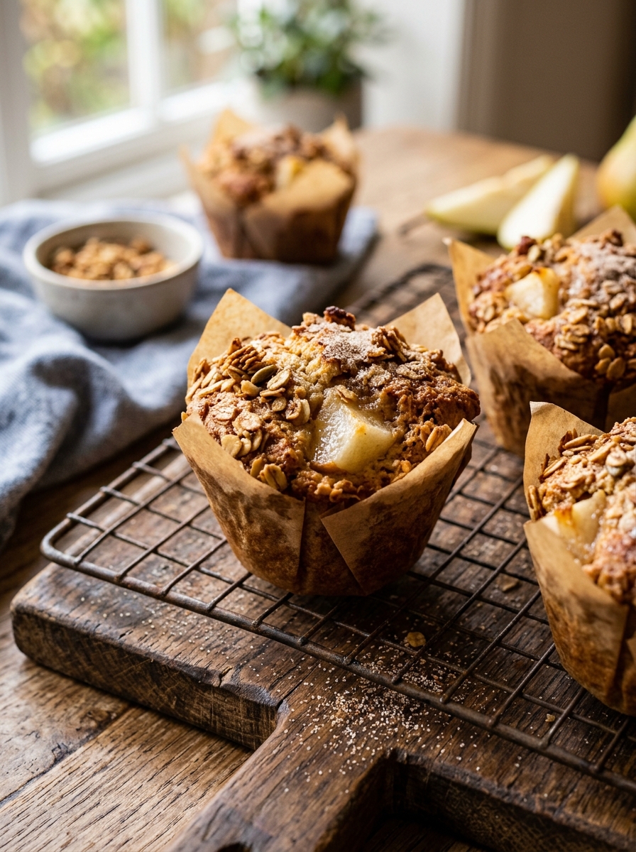 Gordon Ramsay Pear and Granola Muffins Recipe 3 Gordon Ramsay Pear and Granola Muffins Recipe