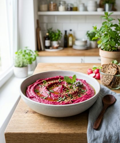 Gordon Ramsay Beetroot Hummus Recipe