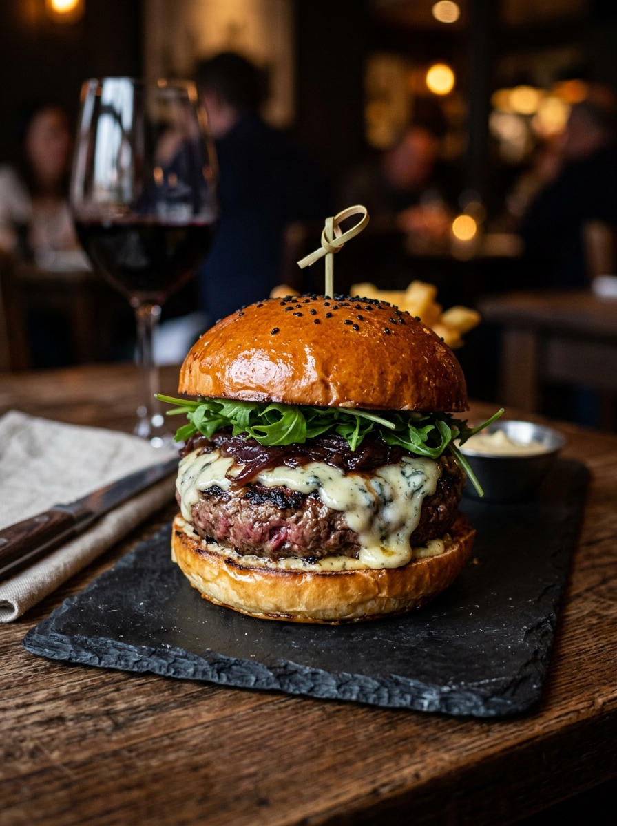 Gordon Ramsay Blue Cheese Burger Recipe