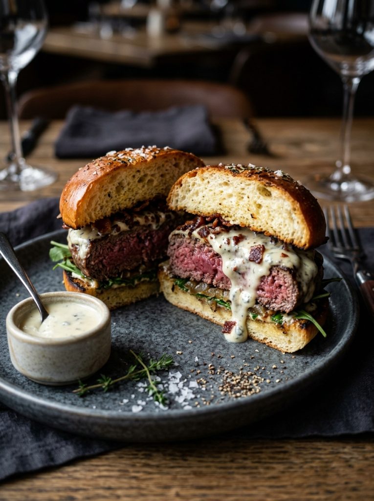 Gordon Ramsay Blue Cheese Burger Recipe