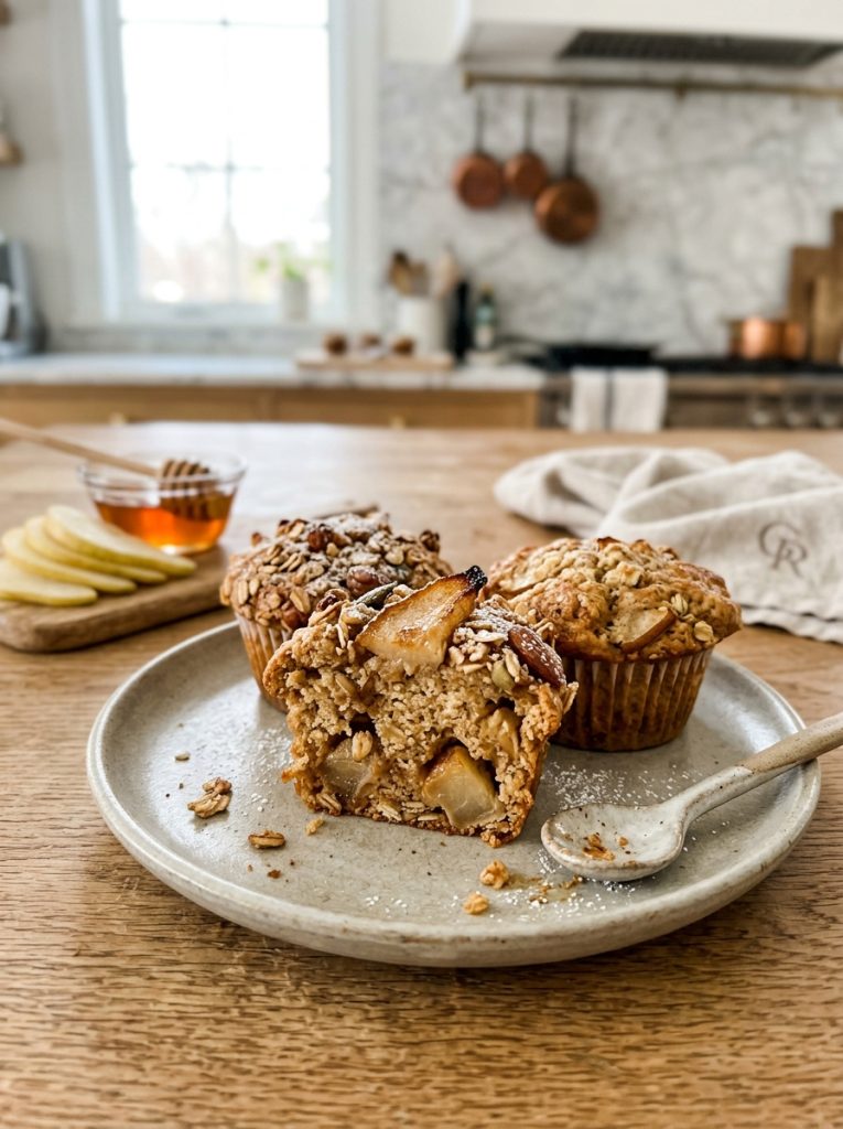Gordon Ramsay Pear and Granola Muffins Recipe 2 Gordon Ramsay Pear and Granola Muffins Recipe